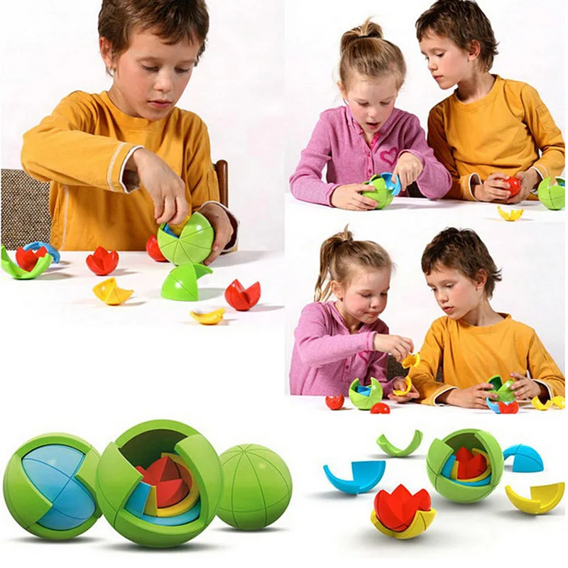 3D building blocks puzzle ball maze toys children intelligence