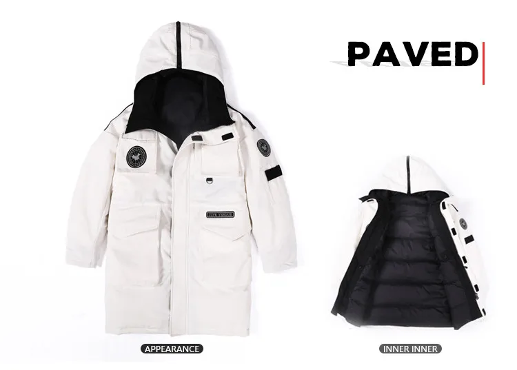 Women Winter Down Jacket Long Padded Coats For Female Zipper Loose Outwear Jackets Big Pockets Hooded Winter Coats AS041 (13)