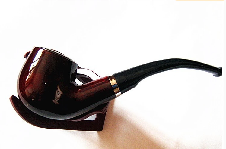 

20167copper Smoking Pipe Durable Smoking Cigarette Pipe Tobacco Cigar Pipes Black Remove tar Smoking Pipes free shipping LH0139