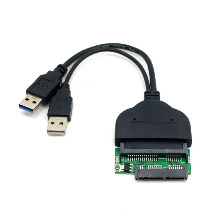 Usb 3.0 To Sata 22pin & Sata To Micro Sata Adapter For 1.8" 2.5" Hard Disk  Driver With Extral Usb Power Cable Usb 3.0 Sata Cable - Pc Hardware Cables  & Adapters - AliExpress