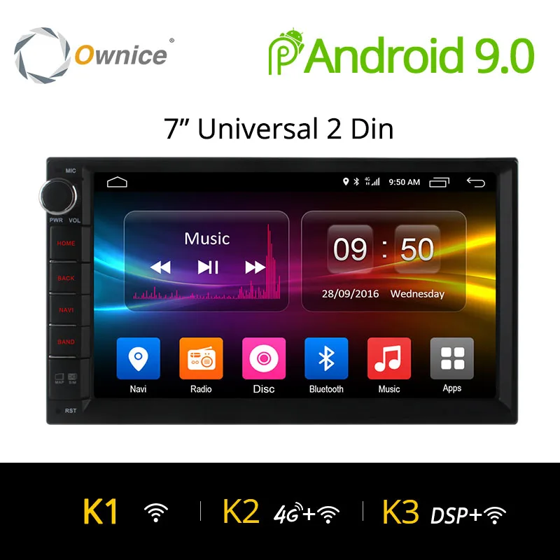 Vente Ownice K1 K2 K3 Android 9 0 Octa Core 2 Din Universel Pour Nissan Gps Navi Radio Stereo Lecteur Audio Pas De Dvd Integre 4g Moudule Pas Cher Prix Pupzvente