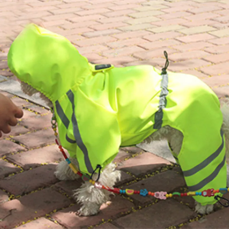 Дождевик Одежда для маленьких собак водонепроницаемый пальто для собак Куртки Большие Кофты для щенков наряд домашнее животное Чихуахуа Йорк одежда Ropa 3 - Цвет: Blue