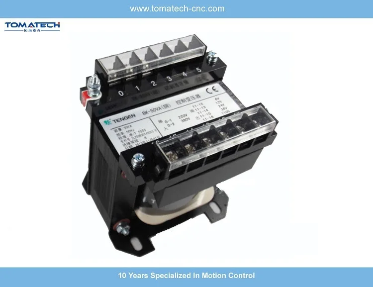 

50W pure copper coil 220V 380V convert to 36V 24V 6.3V CNC machine transformer