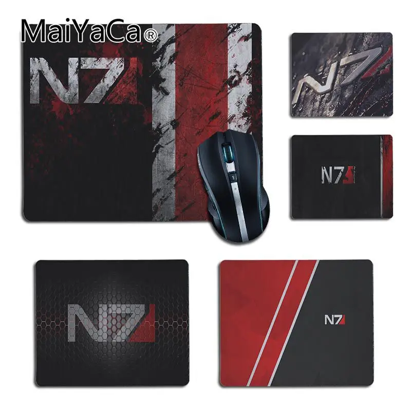 Us 20 12 Offmaiyaca New Arrivals Mass Effect N7 Game Logo Customized Mousepads Computer Laptop Anime Mouse Mat For Dota2 Cs Gaming Mousepad In