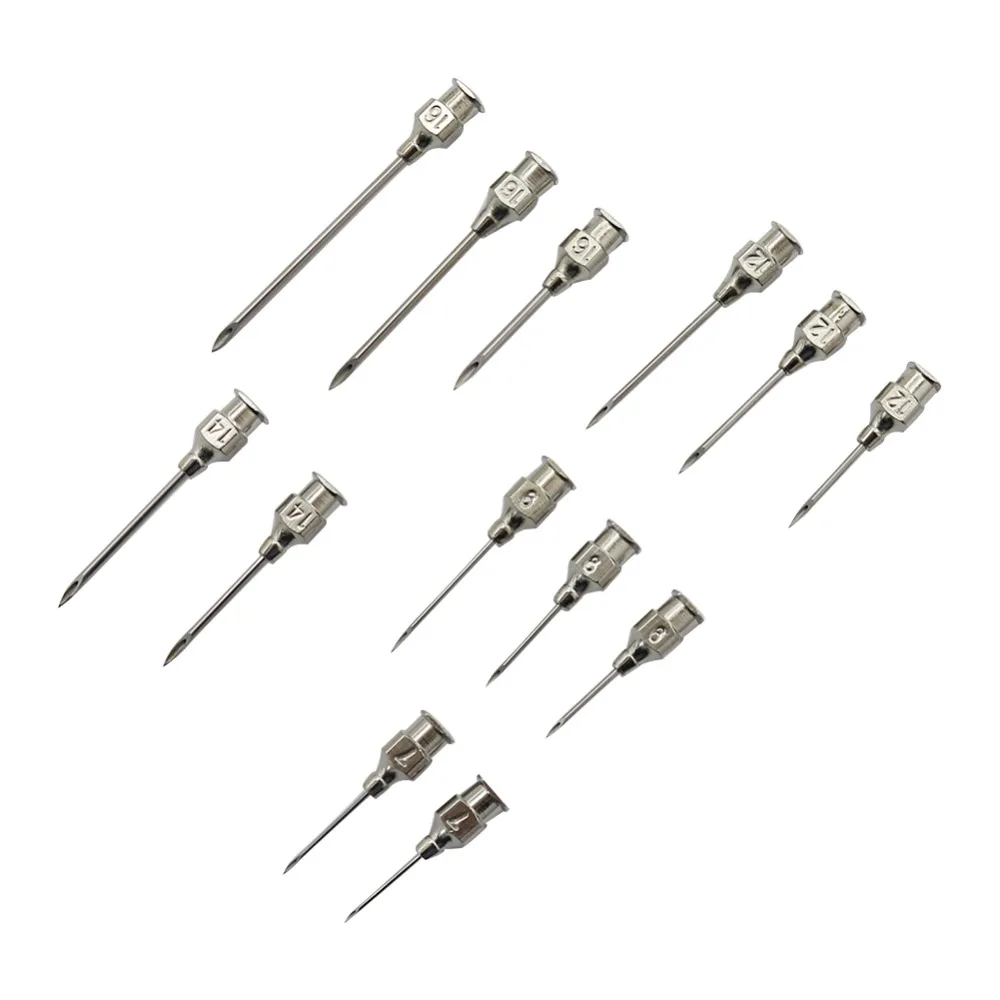

100 Pcs Poultry Animal Needle Syringe Needle Of Pigs And Chicken With 304 Stainless Steel Chicken Needles Pigs injection Pinhead
