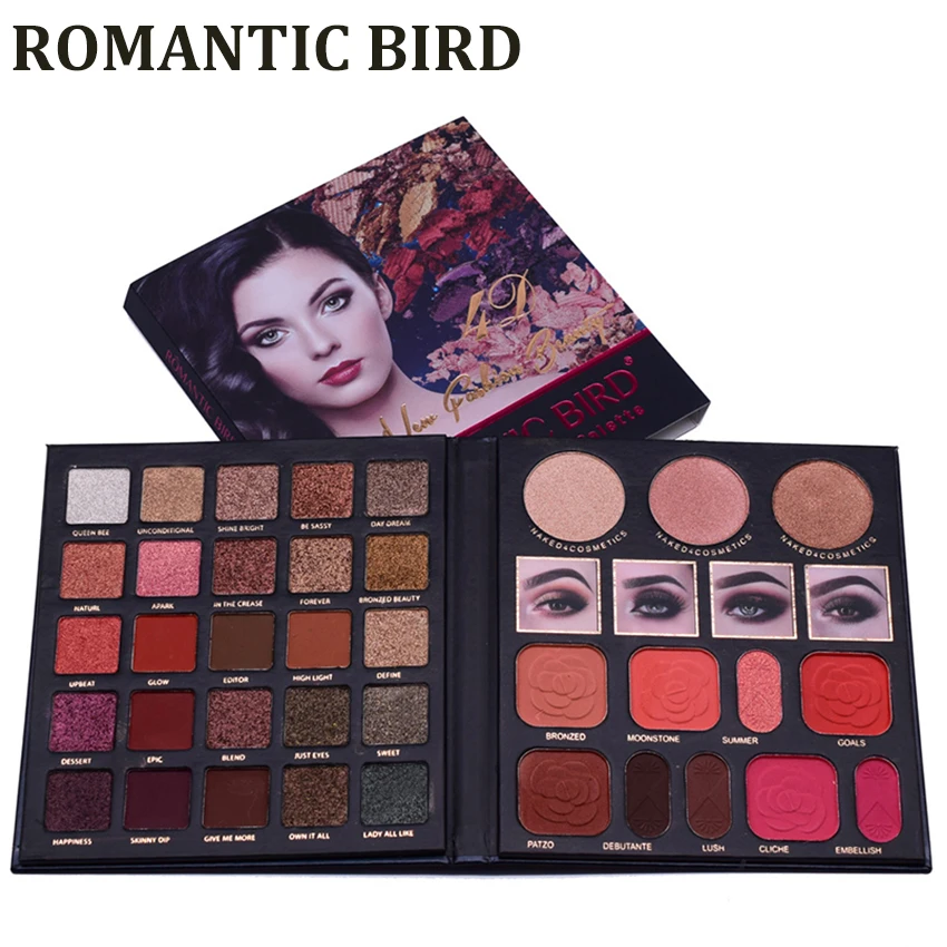 

New brand 37 Colors Eyeshadow Eyeshadow Pallete Matte Glitter Eyeshadow Palette of Shadows Make Up Palette With Brush Eye Makeup