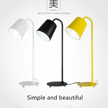 Nordic современный простой стол лампы гладить исследование глаз чтение работа Led Настольная лампа с E27 гнездо творческая личность офисная настольная лампа