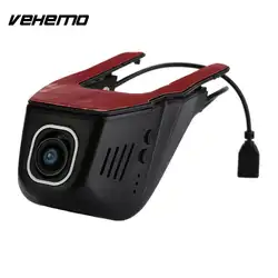 Vehemo FHD светодиодный DVR регистраторы Ночное видение видеокамера Автомобильный Камера вождения Регистраторы Премиум петля видео