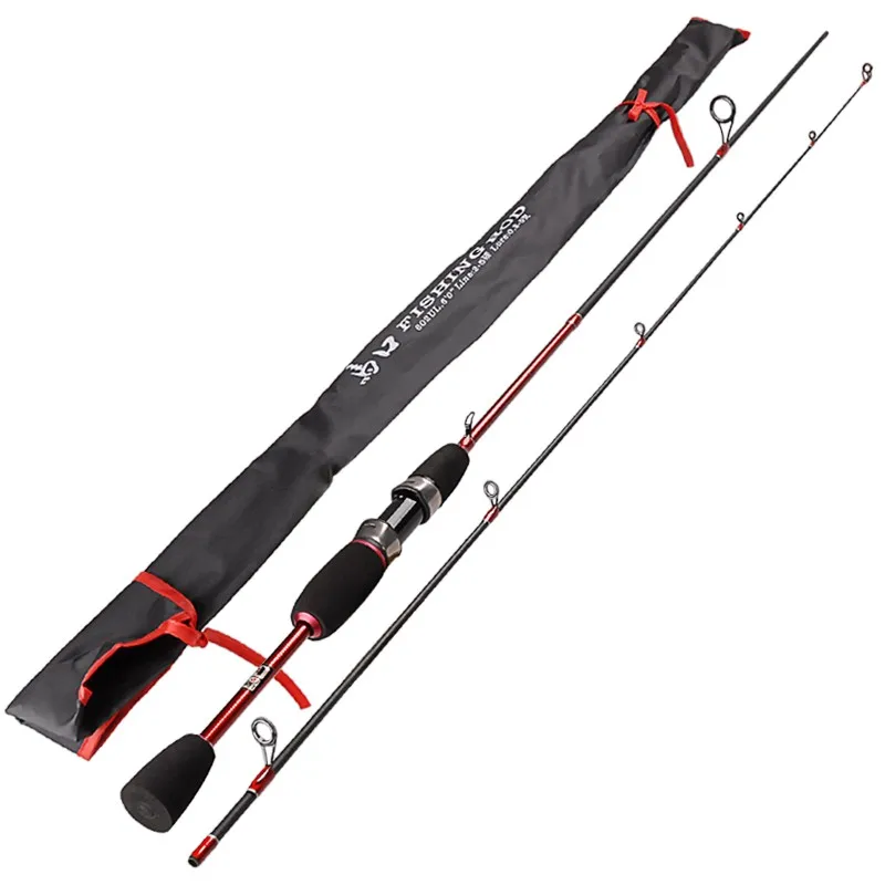 1.80m 2 Section Utral Light Action Pure 30T Carbon 0.8 5g Spinning Rod