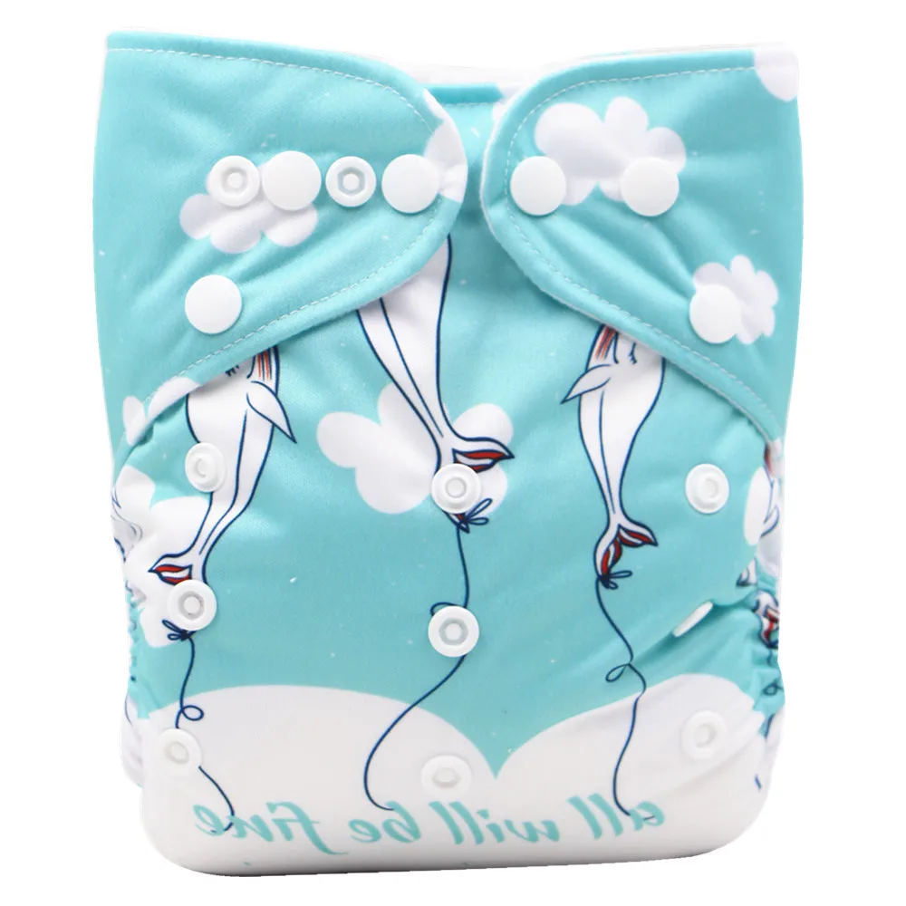 

OS pocket cloth diaper cute lovely positioning design waterproof and breathable baby panties