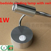 10 шт./лот 3 Вт светодиодный настенный светильник с выключателем \ зеркальные окрашенные лампы \ прикроватные лампы для чтения оптом