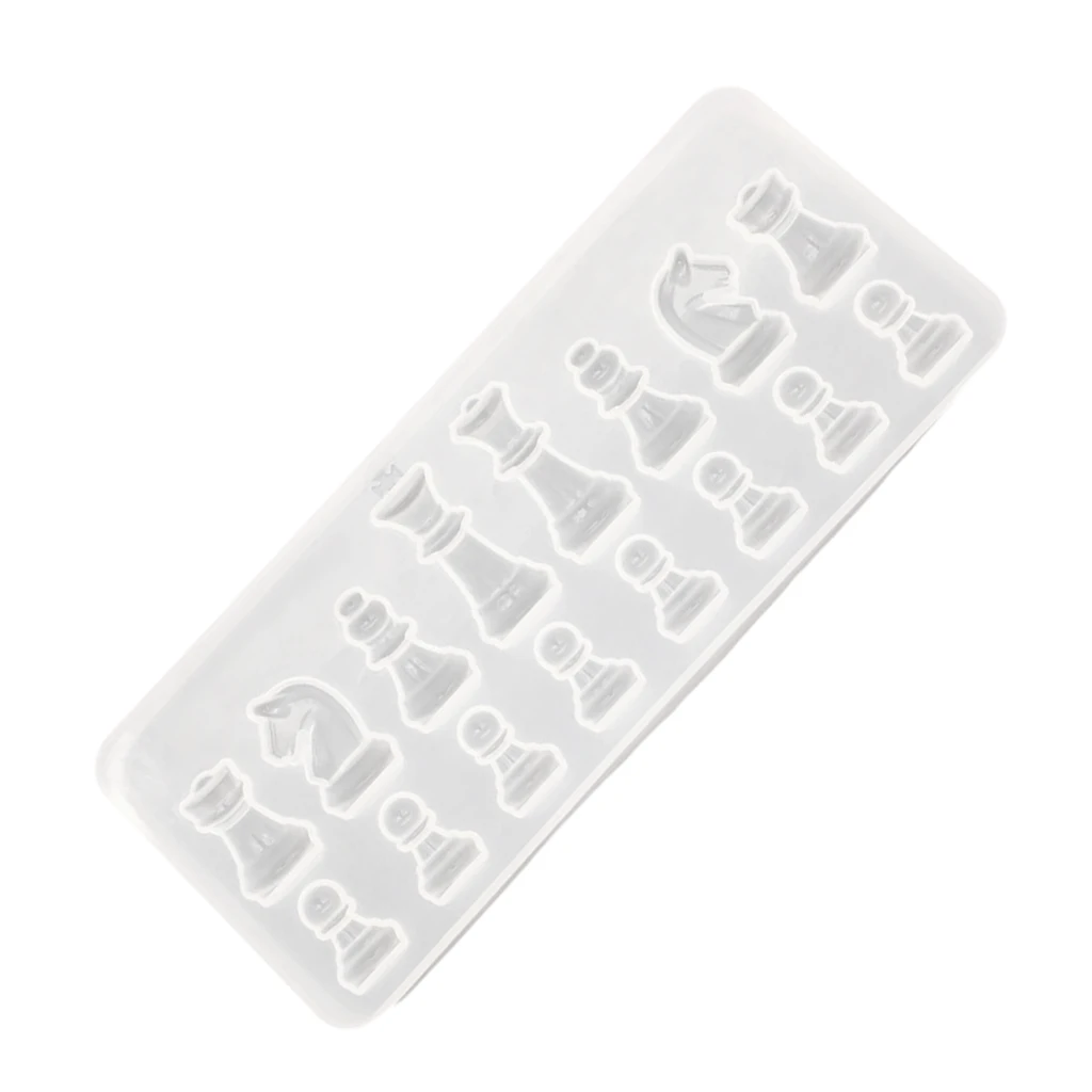 Crystal Chess Ornaments Silicone Mold Mould DIY craft projects for Jewelry Making Resin Casting DIY Apparel Sewing