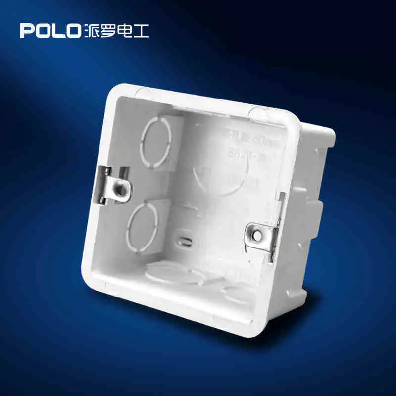 Wall Mounting Box 86 Internal Cassette Wiring Box White Back Box for