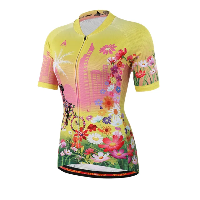 Женская футболка для велоспорта, летняя футболка с коротким рукавом, одежда для велоспорта - Цвет: 17