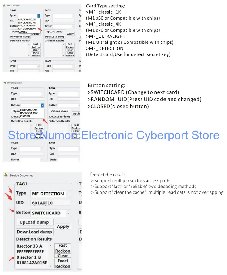 Хамелеон мини RDV2.0 наборы 13,56 МГц ISO14443A RFID копировальный аппарат Дубликатор UID NFC карта Cloner