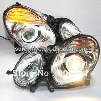 

2005-2009 Year W211 E200 E240 E280 E300 E320 E500 Head Lamp Sliver Color LF