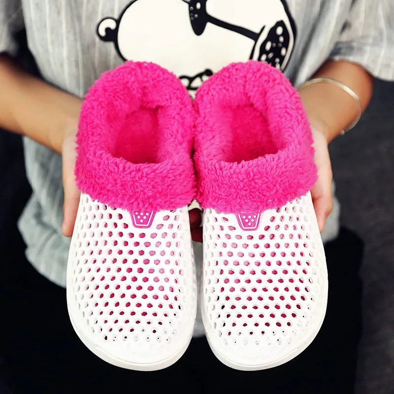 Зимние тапочки женская зимняя обувь женские домашние сабо Zapatillas Mujer Scarpe Donna Zapatos