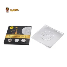 HONEYPUFF 1 коробка круглый алюминиевый кальян фольга бумага Диаметр 120 мм/толщина 0,03 мм с отверстиями кальян chicha уголь чаша