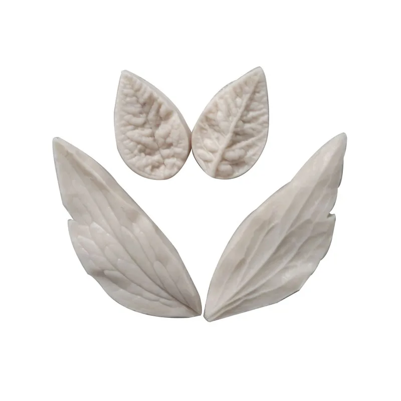 

Free shipping Lily Leaf Cooking tools decoration Silicone Fondant Sugar Craft Molds DIY Cake candy chocolate Decorating