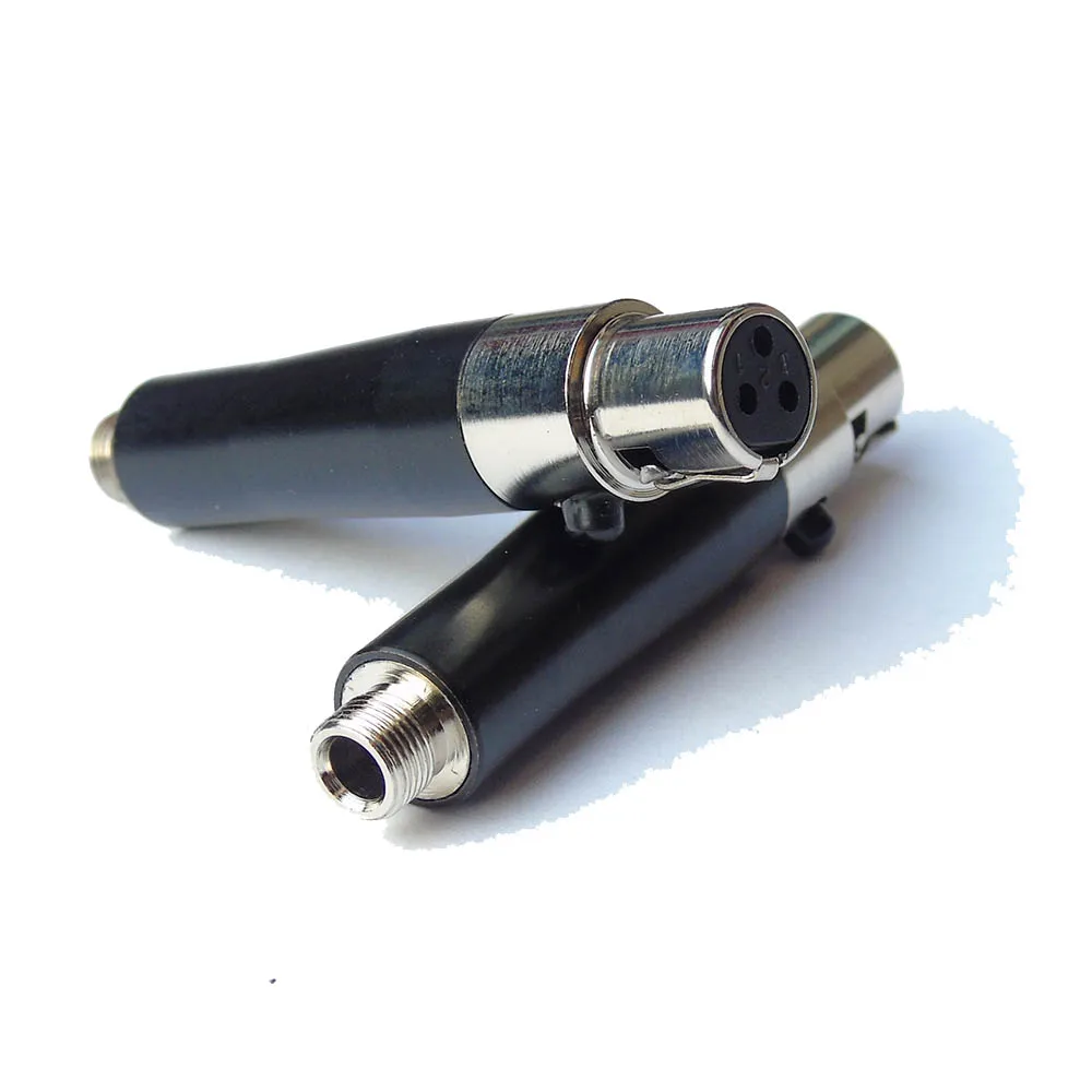high quality 2pcs lot Mini Xlr 3pin Female to 1 8 3 5mm female Audio Adapter for applied to high end headphones etc electronic