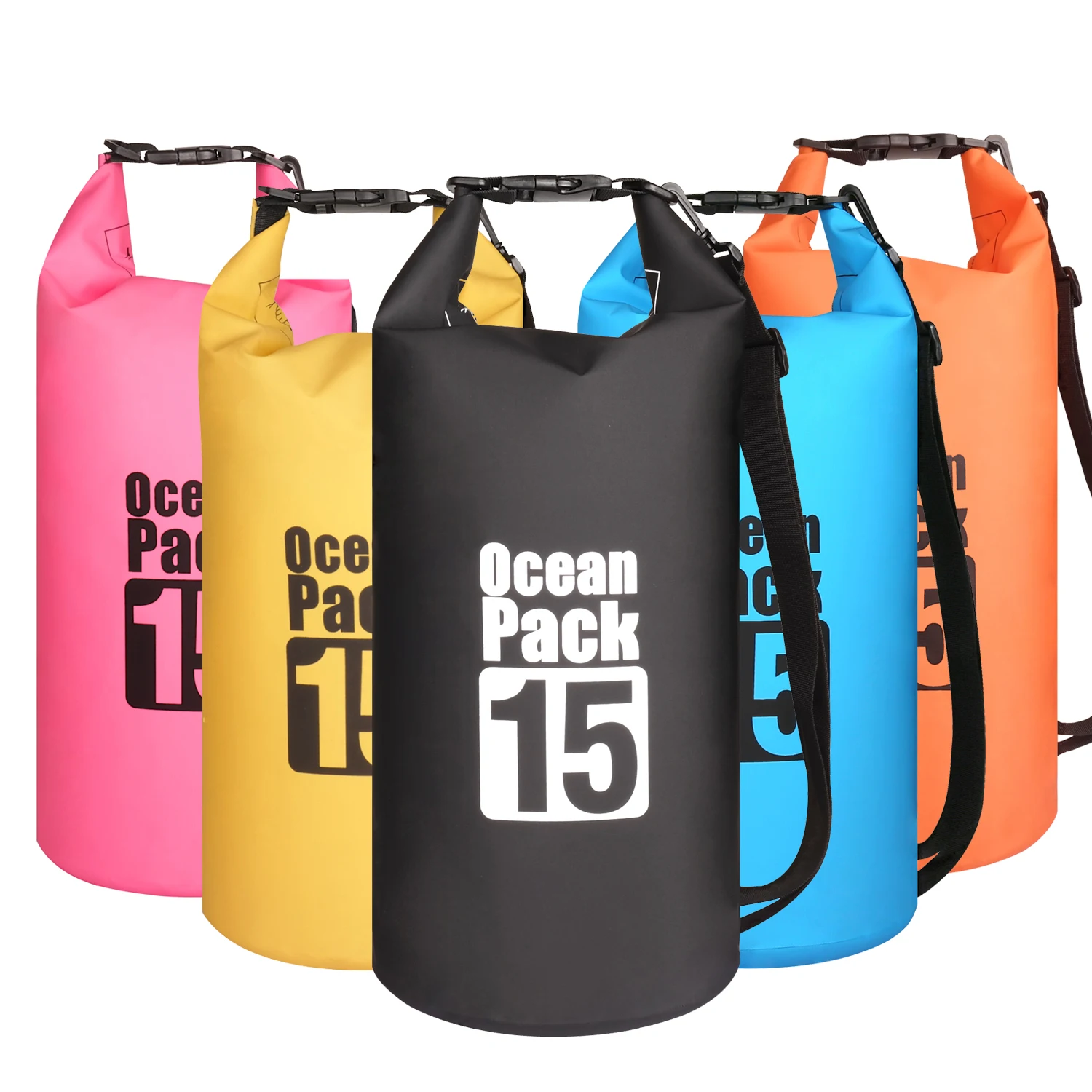 15L Водонепроницаемая водонепроницаемая сумка мешок мешочки для хранения продуктов плавания на открытом воздухе каякинга каноэ речной поход лодок