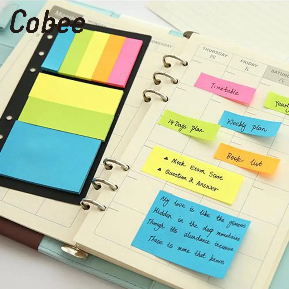

Sticky Notes Convenience Sticker Memo Pads A6 School Kawaii Supplies Exquisite Loose-Leaf