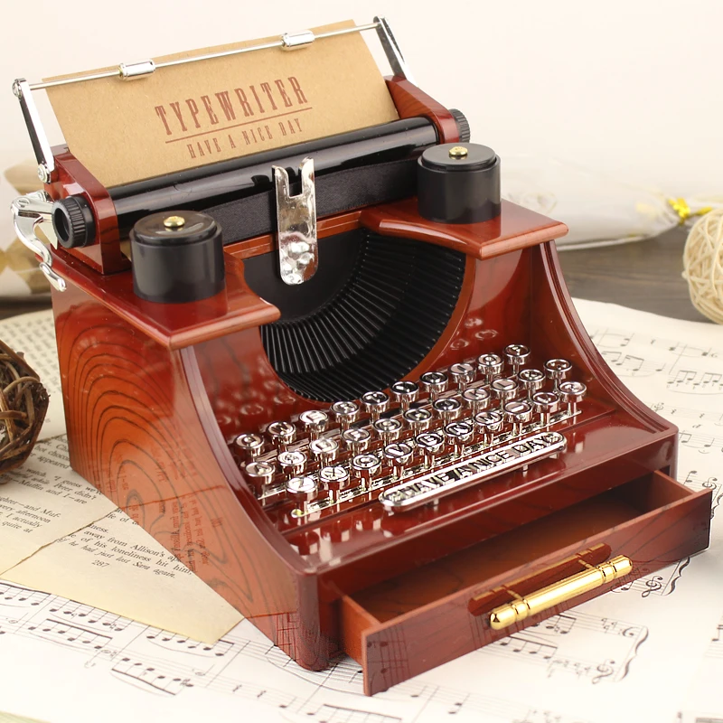 

[STOCK] 2018 New Anime Violet Evergarden Typewriter Musical Box Cosplay Prop For HalloweenFree Shipping For Girlfriend Gift New