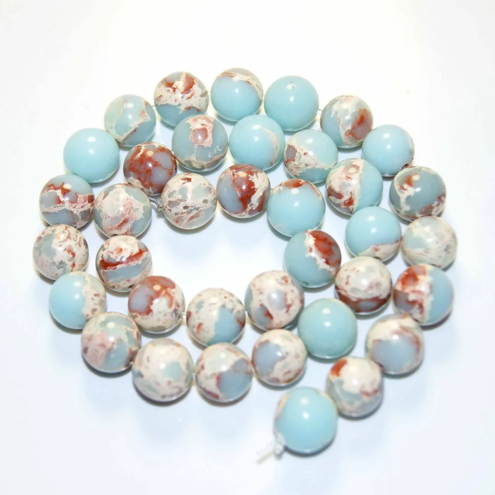 Wholesale Natural Stone Beads Blue Stone Jasper Beads For jewelry