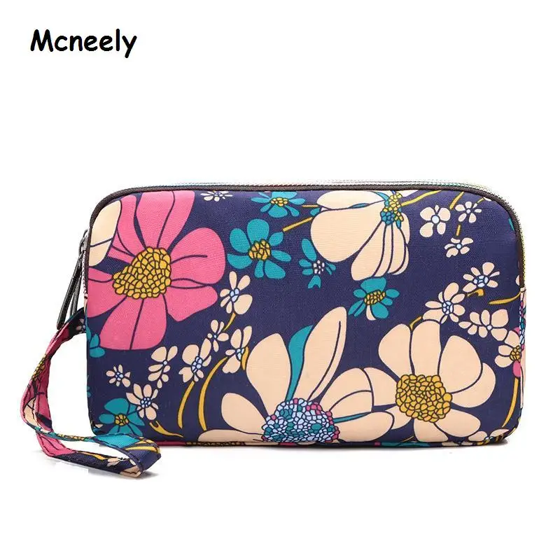 

Mcneely Female Wallet Large Capacity Three Fold Lady Purses High Quality Female Wallets carteira feminina Money Bag Clutch Hot