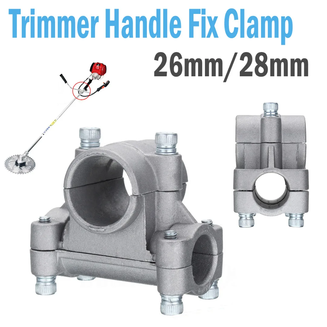 26mm/28mm Tube Handle Fix Bracket Clamp Fit For Strimmer Trimmer Brush Cutter