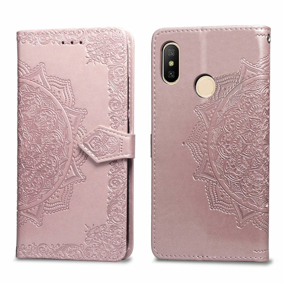 Flip Wallet PU Leather Case For Xiaomi Redmi 6 Pro Case Xiaomi Redmi 6 Pro Cover High Quality Card Slot Phone Cases 5.84 inch xiaomi leather case charging