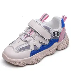 ULKNN детская обувь для путешествий 2019 весна и осень новая сетчатая спортивная обувь для девочек детская повседневная обувь для мальчиков