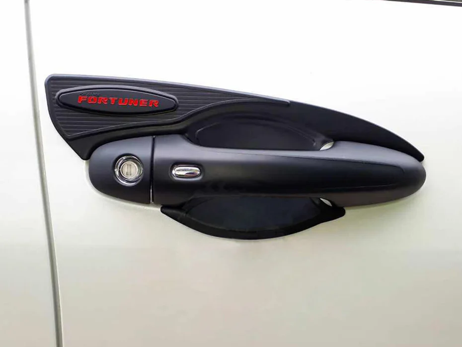 Exterior Door Handles Protection Handle Covers For Toyota Fortuner 2016 2017 Accessories 4 Doors Auto Body Parts Offroad JDM Car 46