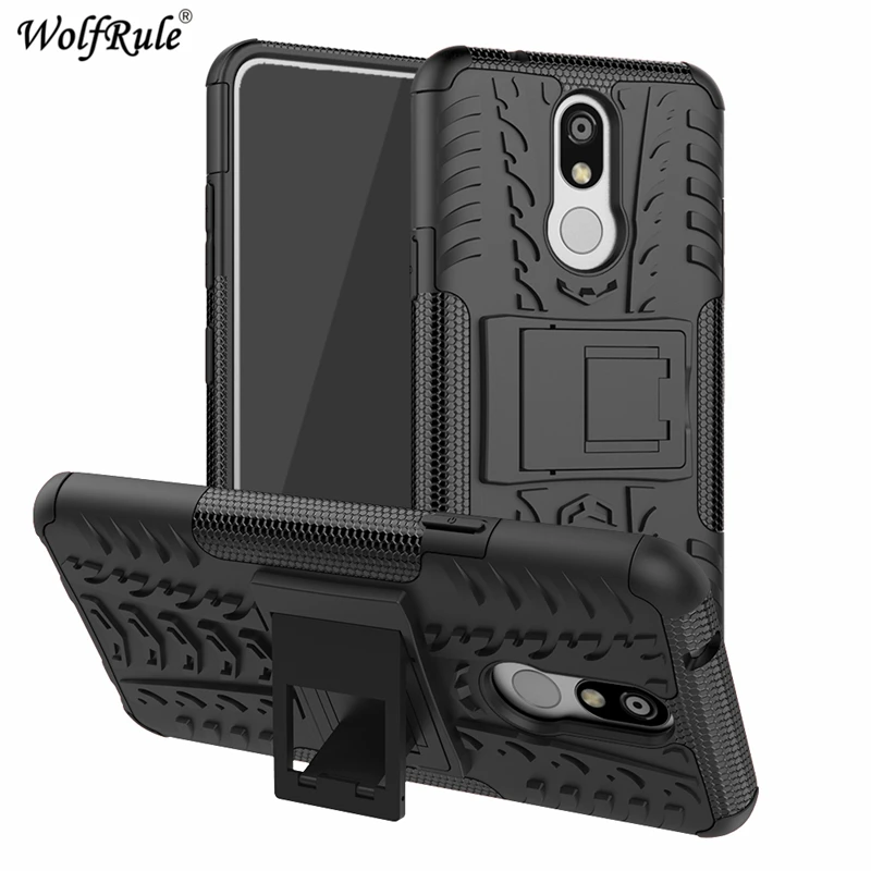 

Case For LG K40 Case Dual Layer Armor TPU+PC Shockproof Cover For LG X4 2019 Cover Coque On For LG K12+ Celular Case K40 2019