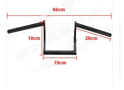 Универсальный руль для мотоцикла 1 &quotZ Bars Kawasaki Vulcan Classic VN 400 VN500 VN800 900 1200 1500 1600 2000