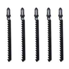 

5Pcs Hard Wood Curve Cut Jigsaw Sabre Curve Saw Blades for Home DIY Woodworking With 4mm Chic T244D