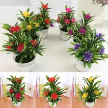 Artificial falso flor de lótus vaso planta bonsai festa de casamento jardim decoração de casa plantas artificiais falso planta weddinghome decoração