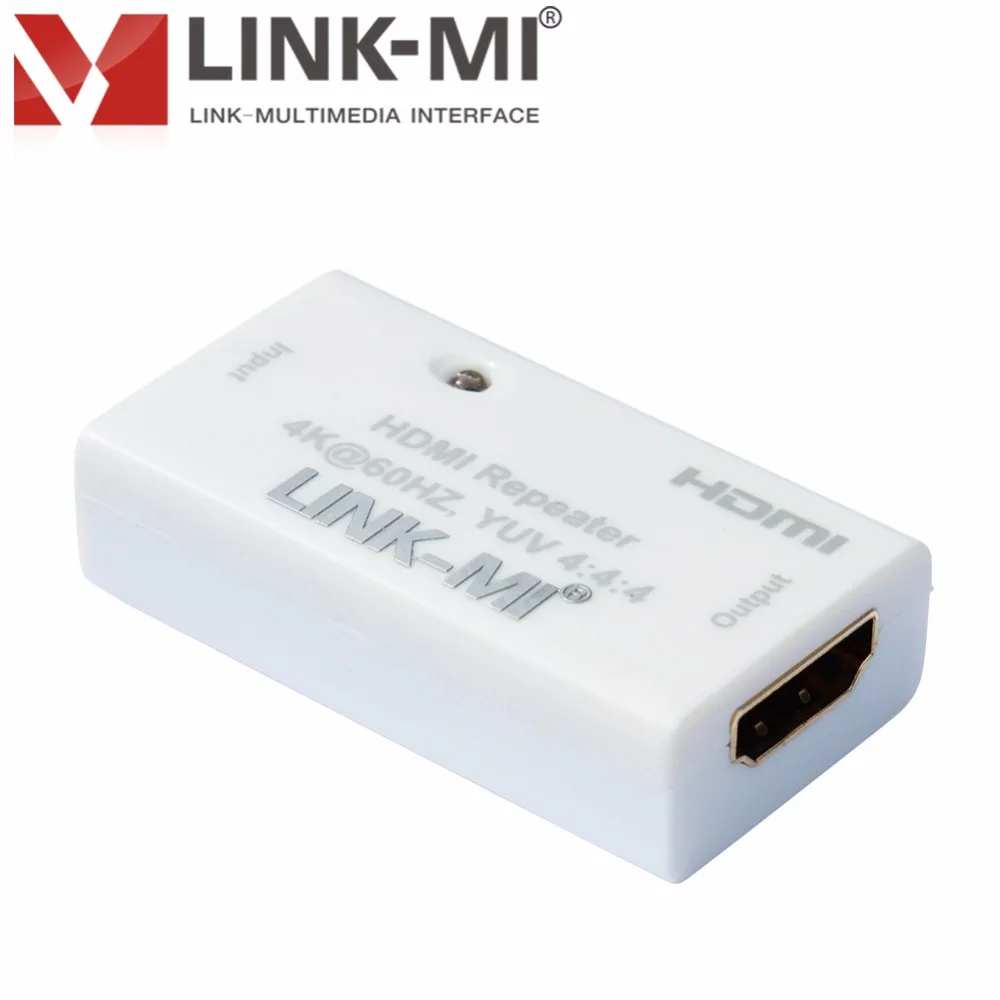 LINK-MI EX29 HDMI усилитель 2,0 ретранслятор 4 k@ 60Hz YUV 4:4:4 MINI HDMI усилитель сигнала расширитель 3D видео HDCP2.2/1,4 совместимый