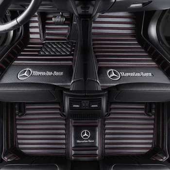 

Cars surrounded by custom carbon fiber lines all car ottomans double wire circle MATS