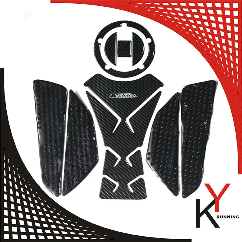 Kyrunning 3D ADESIVI мото Стикеры Наклейка эмблемы защита танка Pad газа Кепки подходит
