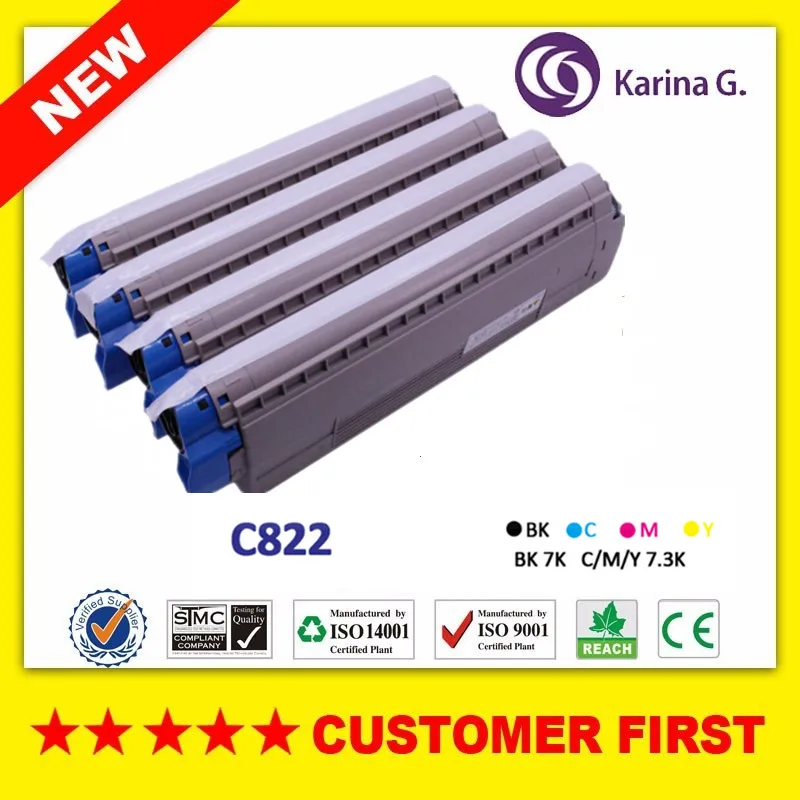 

New Compatible Color Toner for OKI C822 Toner Cartridge for Okidata C822 etc.