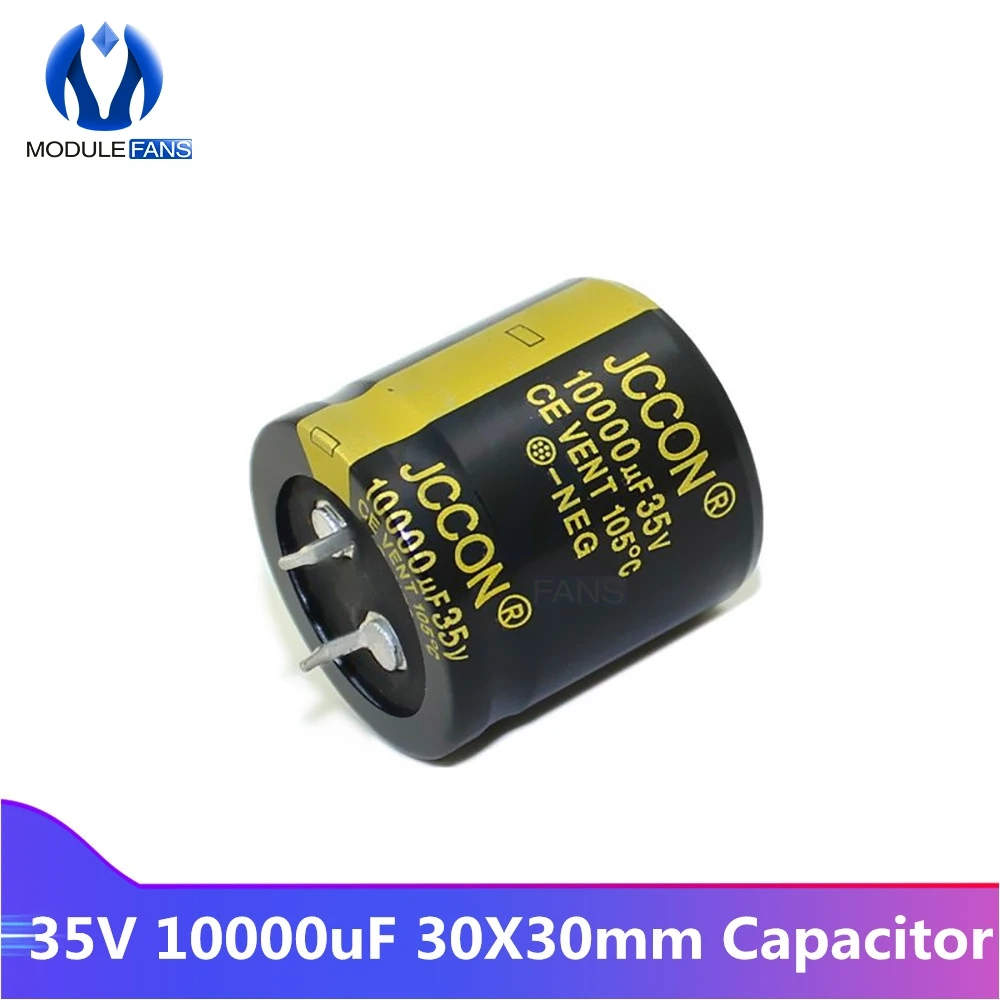 

35V 10000uF 30X30mm 30X30 Aluminum Electrolytic Capacitor High Frequency Low impedance 30*30mm 30*30 mm Diy Electronic