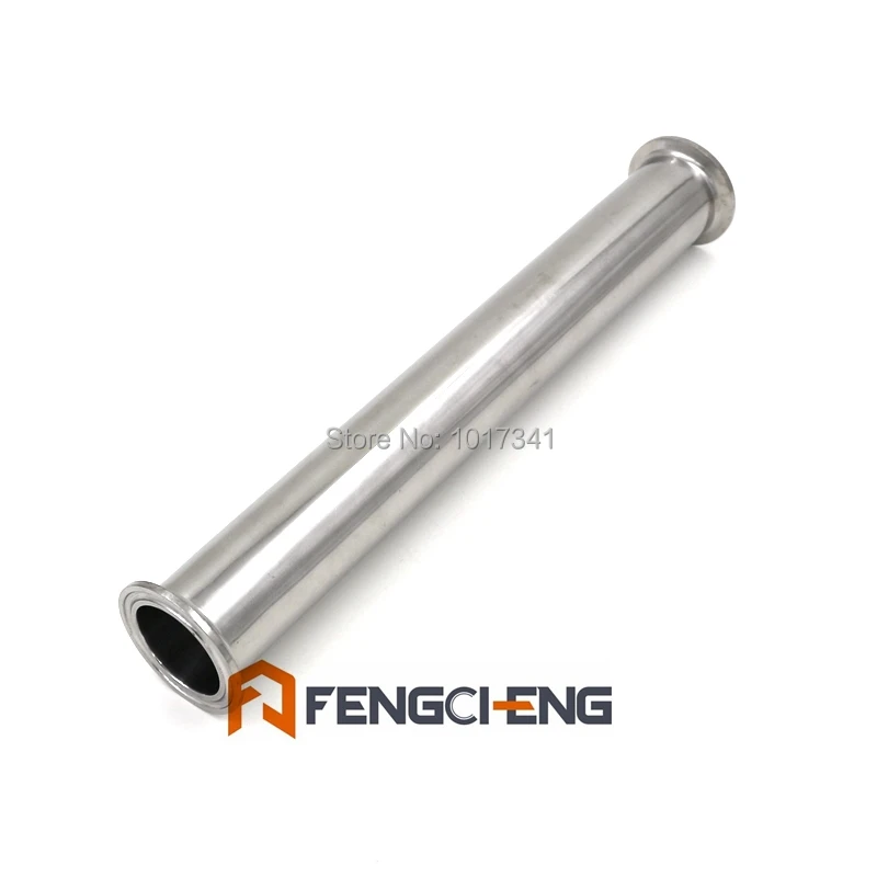 

1.5" Tri Clover Extension Tube 12" OAL , 3A Standard, Homebrew Clover Fitting, Brewer Hardware