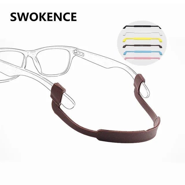 SWOKENCE High Quality Flexible Silicone Glasses Sling Sunglasses