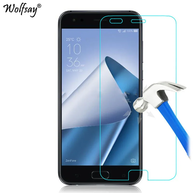 Закаленное стекло для Asus Zenfone 4 ZE554KL 2 шт. ультратонкая Защитная пленка ZE554KL|tempered glass