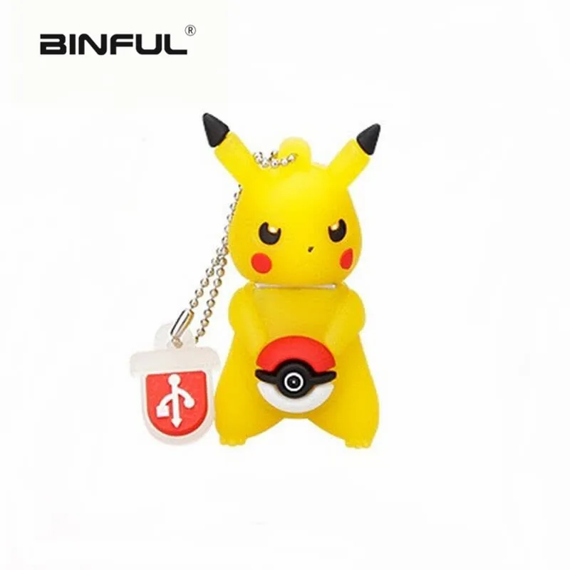 Usb флеш-накопитель 128 ГБ шариковая ручка эльфа 64 Гб pokemon Pikachu pendrive 32 ГБ 16 ГБ 8 ГБ 4 ГБ usb memory stick usb 2,0