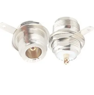 

50pcs/lot N female bulkhead RF Coaxial Connector Adapter