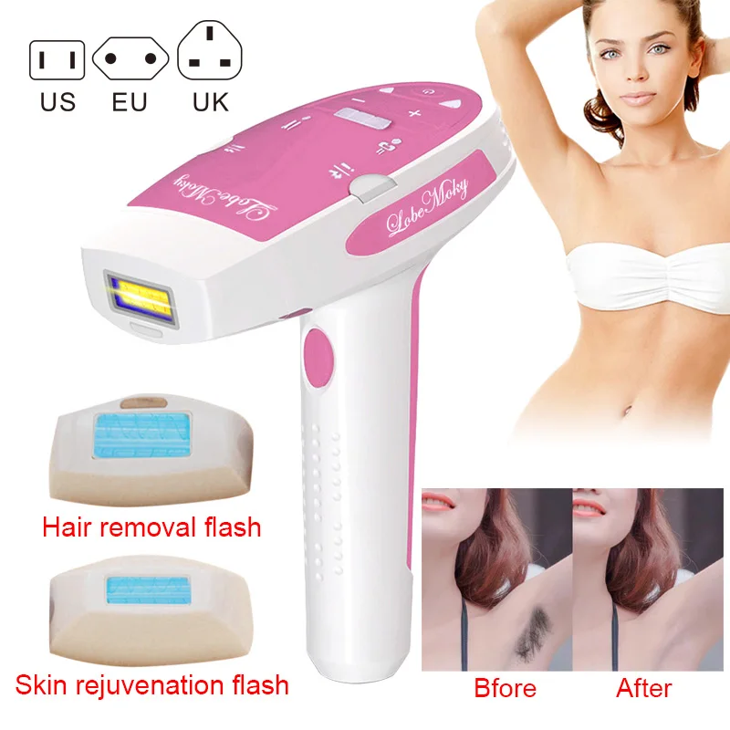 

IPL Permanent Hair Removal Machine Face Body Skin Painless Epilator Depilation Women No Damage Bikini Hair Removal Instrument