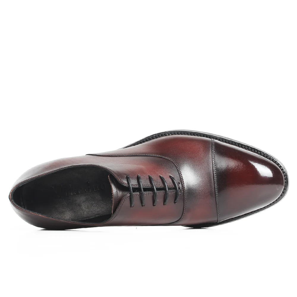 Tamanho Casamento Vaca De Zapatos Mão Sapato Grande As Homens Vikeduo Feitas Para Masculino Escritório Picture Sapatos Oxford Couro Vestido Genuíno À Calçados Mans Patina qU8Ozn