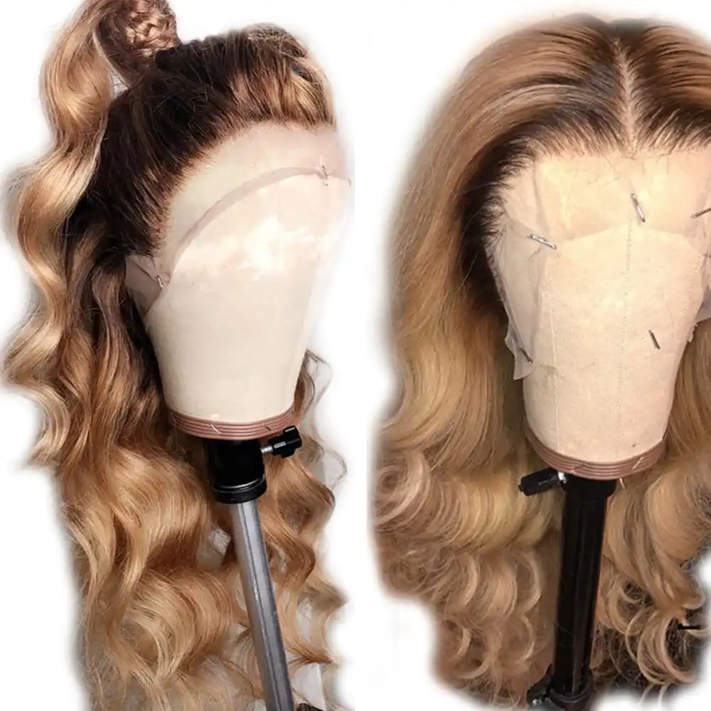 Eversilky 4t27 13x6 Lace Front Human Hair Wigs For Women Ombre